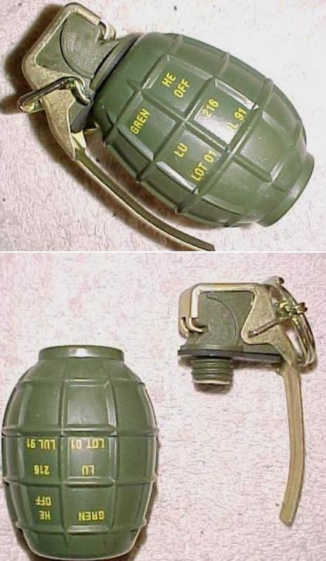 French LU 216 HE Frag. Grenade - Click Image to Close